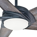 Ceiling Fans | Casablanca 59093 54 in. Contemporary Stealth Aged Steel Grey Washed Indoor Ceiling Fan image number 6