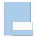 File Folders | Roaring Spring 50124 Accommodates (50) 11 in. x 8.5 in. Sheets Pocket Folder - Light Blue (250/Carton) image number 1