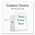 Office Jansan | Cardinal 10350CB Premier 3 Easy Open Locking Slant D Ring 5 in. Capacity ClearVue Binder - White image number 6