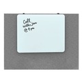 Cleaning & Janitorial Supplies | U Brands 3689U00-01 20 in. x 16 in. Cubicle Glass Dry Erase Board - White Surface image number 4