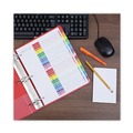 Office Jansan | Universal UNV24814 11 in. x 8.5 in. 31-Tab 1 to 31 Deluxe Table of Contents Dividers for Printers - White (1 Set) image number 5