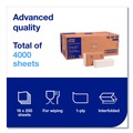 Paper Towels and Napkins | Tork 424824 Advanced 9 x 9.5 1-Ply Multifold Hand Towel - White (16/Carton) image number 3