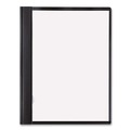 Office Jansan | ACCO A7036251A ACCOHIDE 8.5 in. x 11 in. 500 Sheets 3 in. Capacity Prong Fastener Report Cover - Frosted/Black image number 0