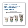 Office Jansan | Dixie D9542 10 oz. - 16 oz. Hot Cups Drink-Thru Dome Lids - White (1000/Carton) image number 7