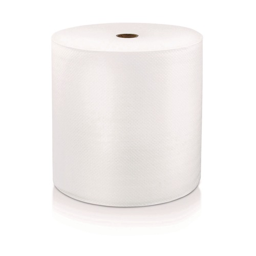 Cleaning & Janitorial Supplies | LoCor 46904 7 in. x 1,200 ft. 1-Ply Hard Wound TAD Roll Towel - White (6/Carton) image number 0