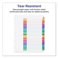 Office Jansan | Avery 11129 Ready Index 11 in. x 8.5 in. 31-Tab 1 to 31 Customizable TOC Multicolor Tab Dividers - White/Traditional Color Tabs (1-Set) image number 4