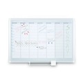 Office Jansan | MasterVision GA0396830 36 in. x 24 in. Aluminum Frame Weekly Planner image number 4