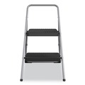  | Cosco 11-135CLGG1 200 lbs. 17-3/8 in. x 18 in. x 28-1/8 in. 2-Step Folding Steel Step Stool - Cool Gray image number 1