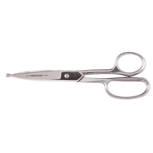 Scissors | Klein Tools G758BP 8 in. Straight Stainless Trimmer with Ball Point image number 0