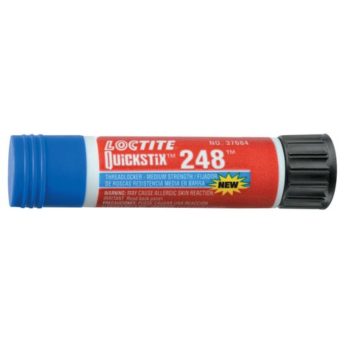 Adhesives and Sealers | Loctite 462476 QuickStix 248 19g High Strength Threadlocker - Blue image number 0