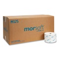 Office Jansan | Morcon Paper M125 1-Ply Small Core Septic-Safe Bath Tissue - White (2500 Sheets/Roll, 24 Rolls/Carton) image number 3