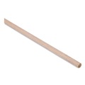 Mops | Boardwalk BWK120C Handle/Deck Mops with No. 20 Head and 54 in. Handle - White Cotton Head/Natural Wood Handle (6/Carton) image number 4