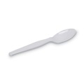 Office Jansan | Dixie TM23C7 Individually Wrapped Mediumweight Polystyrene Cutlery Teaspoons - White (1000/Carton) image number 2