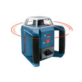 Rotary Lasers | Bosch GRL400H Self-Leveling Exterior Rotary Laser image number 1