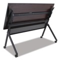  | Alera ALEVA7276BK Flip and Nest 55-7/8 in. x 23-5/8 in. x 28-1/2 in. Table Base - Black image number 6