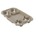 Labor Day Sale! Save $30 off $199! | Chinet 20969 StrongHolder 8 oz. to 22 oz. Molded Fiber Cup/Food Tray - Beige (250/Carton) image number 1