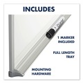 Office & Office Supplies | Quartet PPA408 96-in x 48-in Porcelain Magnetic Whiteboard - White Surface, Silver Aluminum Frame image number 7