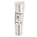 Cups and Lids | Fabri-Kal 000000000009508053 Kal-Clear/Nexclear X-Style Straw Slot/Flavor Buttons Plastic Drink Cup Lids Fits 9 oz. to 10 oz. Cold Cups - Clear (2500/Carton) image number 2
