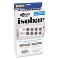 Office Jansan | Tripp Lite ISOBAR8 ULTRA 8 AC Outlets 12 ft. Cord 3,840 J Isobar Surge Protector - Light Gray image number 3
