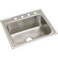 Kitchen Sinks | Elkay DPC12522104 Dayton Top Mount 25 in. x 22 in. Single Bowl Sink (Stainless Steel) image number 0