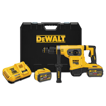 Factory Reconditioned Dewalt 60V MAX Brushless Lithium-Ion 1-9/16 in. Cordless SDS MAX Combination Rotary Hammer Kit with 2 Batteries (9 Ah)