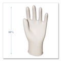 Disposable Gloves | Boardwalk BWK315LBX 4 mil Powder-Free Synthetic Vinyl Gloves - Large, Beige (100/Box) image number 2
