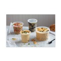Food Service | Pactiv Corp. SD5032Y Newspring DELItainer 32 oz. 4.55 in. x 4.55 in. x 5.55 in. Plastic Microwavable Container - Natural image number 7