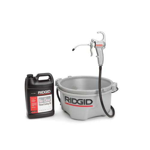 Cutter Oils | Ridgid 418 Handheld Oiler with 1 Gal. Premium Thread Cutting Oil image number 0