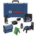 Rotary Lasers | Bosch GCL100-80CG 12V Green-Beam Cross-Line Laser with Plumb Points image number 0