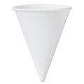 Labor Day Sale! Save $30 off $199! | SOLO 42BR-2050 4-1/4 oz. Bare Treated Paper Cone Water Cups - White (5000/Carton) image number 1