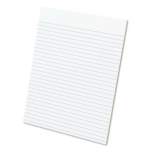  | Ampad 21-112 Glue Top Pads, Wide/legal Rule, 8.5 X 11, White, 50 Sheets, Dozen image number 0