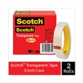 Office Jansan | Scotch 600-2P34-72 0.75 in. x 72 yds. 3 in. Core Transparent Tape (2/Pack) image number 6