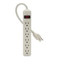 Office Electronics & Batteries | Belkin F9P60903DP 6 Outlets 3 ft. Cord Power Strip - White image number 1