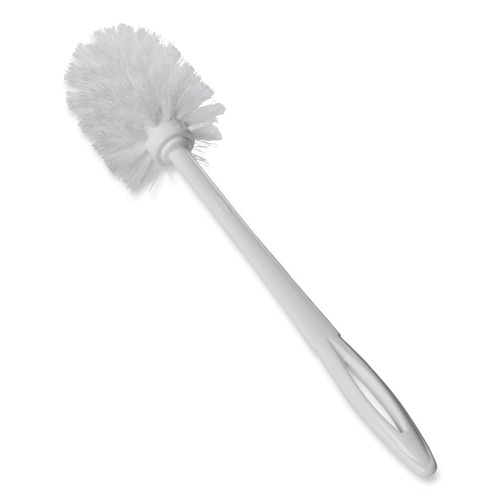 Cleaning Brushes | Rubbermaid Commercial FG631000WHT 10 in. Handle Toilet Bowl Brush - White image number 0