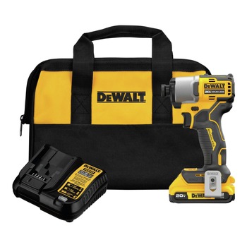 Factory Reconditioned Dewalt 20V MAX Brushless Lithium-Ion 1/4 in. Cordless Impact Driver Kit (2 Ah)
