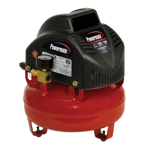 Portable Air Compressors | Powermate VNP0000101.01 1 Gallon Mini Air Compressor image number 0