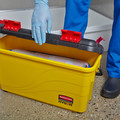 Mop Buckets | Rubbermaid Commercial HYGEN FGQ95088YEL HYGEN 6.8 Gallon Plastic Charging Bucket (Yellow) image number 7