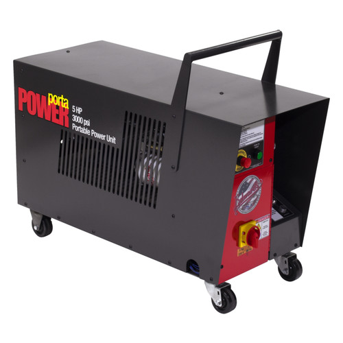 Hydraulic Shop Presses | Edwards HAT002 230V 3-Phase Porta-Power Portable Power Unit image number 0