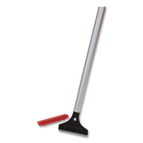 Cleaning & Janitorial Supplies | Nexstep Commercial Products 96552 MaxiPlus Window and Floor Scraper, 4-in Blade Width, 48-in Handle Length image number 0