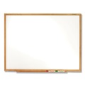 White Boards | Quartet S573 36 in. x 24 in. Oak Finished Fiberboard (MDF) Frame Classic Series Total Erase Dry Erase Boards - White Surface image number 0