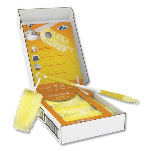 Dusters | Swiffer 77300 13-Piece Heavy Duty Dusters Starter Kit (1 Kit/Carton) image number 0