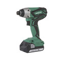 Impact Drivers | Factory Reconditioned Metabo HPT WH18DGLM 18V Variable Speed Lithium-Ion 1/4 in. Cordless Impact Driver Kit (1.3 Ah) image number 1