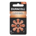 Office Electronics & Batteries | Duracell DA13B8 No. 13 Hearing Aid Battery (8/Pack) image number 0