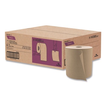 Cascades PRO 7.9 in. x 800 ft. 1-Ply Select Roll Paper Towels - Natural (6/Carton)