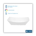 Food Trays, Containers, and Lids | Dixie KL300W8 3 lbs. Kant Leek Polycoated Paper Food Tray - White (500/Carton) image number 2
