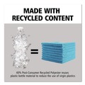 Office Jansan | Rubbermaid Commercial 1820579 12 in. x 12 in. Microfiber Cleaning Cloths - Blue (24/Pack) image number 10
