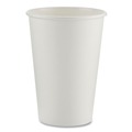 Cups and Lids | Dixie 2346W 16 oz. Paper Hot Cups - White (50/Sleeve, 20 Sleeves/Carton) image number 0