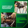 Angle Grinders | Metabo HPT G1812DFQ4M 18V MultiVolt Brushless Lithium-Ion 4-1/2 in. Cordless Paddle Switch Angle Grinder (Tool Only) image number 9