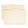 File Folders | Smead 15336 0.75 in. Expansion 1/3-Cut Reinforced Tab Legal Manila File Folders (100/Box) image number 0
