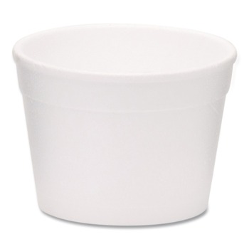 WinCup 4 oz Tall Style Foam Bowls - White (1000/Carton)